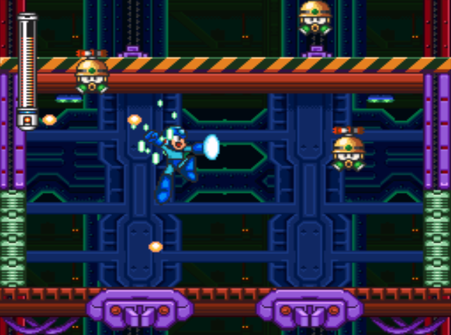 Mega Man 7 screenshot - Junk Man